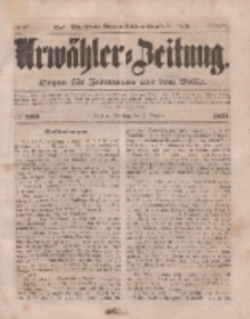 Urwähler-Zeitung : Organ für Jedermann aus dem Volke, Dienstag, 7. Oktober 1851, Nr. 232.