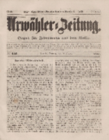 Urwähler-Zeitung : Organ für Jedermann aus dem Volke, Sonntag, 12. Oktober 1851, Nr. 237.