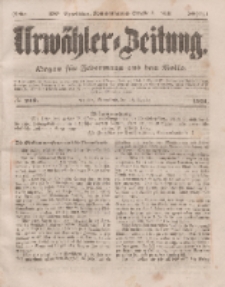 Urwähler-Zeitung : Organ für Jedermann aus dem Volke, Sonnabend, 18. Oktober 1851, Nr. 242.