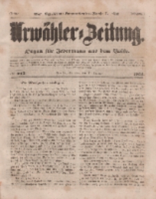 Urwähler-Zeitung : Organ für Jedermann aus dem Volke, Sonntag, 19. Oktober 1851, Nr. 243.