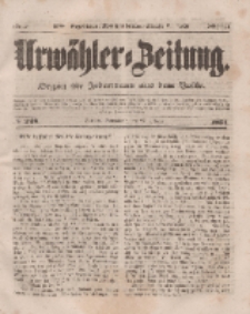 Urwähler-Zeitung : Organ für Jedermann aus dem Volke, Sonnabend, 25. Oktober 1851, Nr. 248.