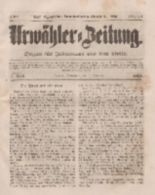 Urwähler-Zeitung : Organ für Jedermann aus dem Volke, Sonnabend, 1. November 1851, Nr. 254.