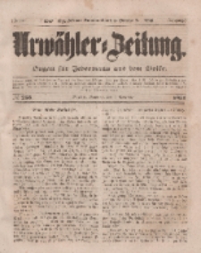 Urwähler-Zeitung : Organ für Jedermann aus dem Volke, Sonntag, 2. November 1851, Nr. 255.