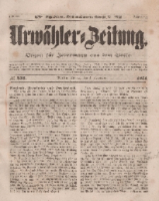 Urwähler-Zeitung : Organ für Jedermann aus dem Volke, Dienstag, 4. November 1851, Nr. 256.