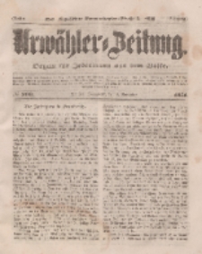 Urwähler-Zeitung : Organ für Jedermann aus dem Volke, Sonnabend, 8. November 1851, Nr. 260.