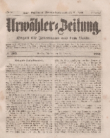 Urwähler-Zeitung : Organ für Jedermann aus dem Volke, Dienstag, 9. November 1851, Nr. 262.