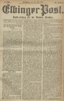 Elbinger Post, Nr. 158, Sonnabend 10 Juli 1875, 2 Jh