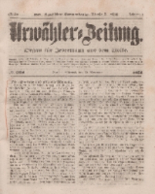 Urwähler-Zeitung : Organ für Jedermann aus dem Volke, Mittwoch, 19. November 1851, Nr. [269].