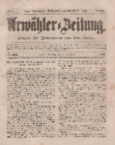 Urwähler-Zeitung : Organ für Jedermann aus dem Volke, Sonntag, 23. November 1851, Nr. 273.