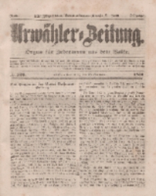 Urwähler-Zeitung : Organ für Jedermann aus dem Volke, Donnerstag, 27. November 1851, Nr. 276.