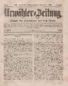 Urwähler-Zeitung : Organ für Jedermann aus dem Volke, Dienstag, 2. Dezember 1851, Nr. 280.