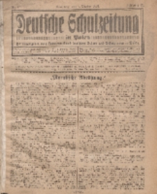 Deutsche Schulzeitung in Polen, 12. Jahrgang. 1. Oktober 1931, Nr 1.