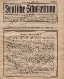 Deutsche Schulzeitung in Polen, 12. Jahrgang. 1. März 1932, Nr 11.