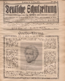 Deutsche Schulzeitung in Polen, 12. Jahrgang. 15. März 1932, Nr 12.