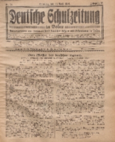 Deutsche Schulzeitung in Polen, 12. Jahrgang. 15. April 1932, Nr 14.