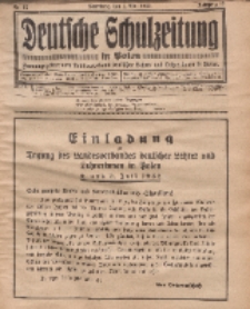 Deutsche Schulzeitung in Polen, 12. Jahrgang. 1. Mai 1932, Nr 15.