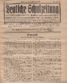 Deutsche Schulzeitung in Polen, 13. Jahrgang. 15. Februar 1933, Nr 5.