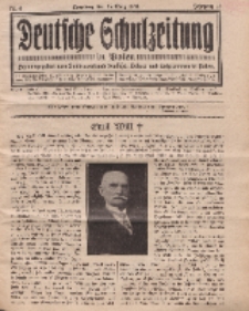 Deutsche Schulzeitung in Polen, 14. Jahrgang. 15. März 1934, Nr 6.