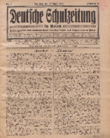Deutsche Schulzeitung in Polen, 14. Jahrgang. 15. April 1934, Nr 7.