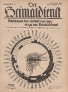 Der Heimatdienst : Mitteilungen der Reichszentrale für Heimatdienst, 12. Jahrgang, 2. Februarheft 1932, Nr 4.