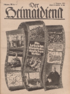 Der Heimatdienst : Mitteilungen der Reichszentrale für Heimatdienst, 12. Jahrgang, 1. Märzheft 1932, Nr 5.