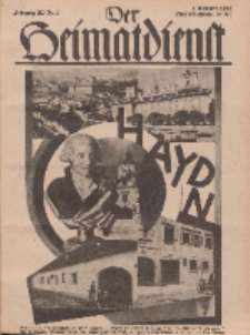 Der Heimatdienst : Mitteilungen der Reichszentrale für Heimatdienst, 12. Jahrgang, 1. Aprilheft 1932, Nr 7.