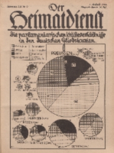 Der Heimatdienst : Mitteilungen der Reichszentrale für Heimatdienst, 12. Jahrgang, 1. Maiheft 1932, Nr 9.