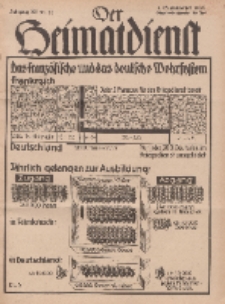 Der Heimatdienst : Mitteilungen der Reichszentrale für Heimatdienst, 12. Jahrgang, 1. Septemberheft 1932, Nr 17.