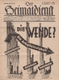 Der Heimatdienst : Mitteilungen der Reichszentrale für Heimatdienst, 12. Jahrgang, 2. Septemberheft 1932, Nr 18.