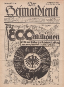 Der Heimatdienst : Mitteilungen der Reichszentrale für Heimatdienst, 12. Jahrgang, 2. Oktoberheft 1932, Nr 20.