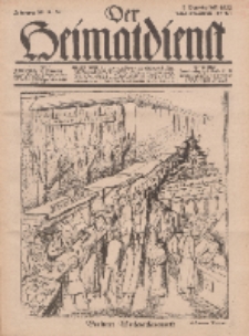 Der Heimatdienst : Mitteilungen der Reichszentrale für Heimatdienst, 12. Jahrgang, 2. Dezemberheft 1932, Nr 24.