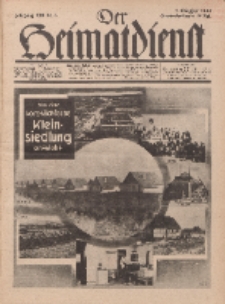 Der Heimatdienst : Mitteilungen der Reichszentrale für Heimatdienst, 13. Jahrgang, 1. Märzheft 1933, Nr 5.
