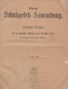 Deutsche Schulgesetz-Sammlung..., 6. Jahrgang, 4. Januar 1877, Nr. 1.