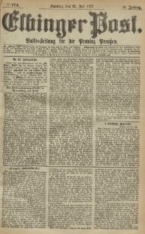 Elbinger Post, Nr. 171, Sonntag 25 Juli 1875, 2 Jh