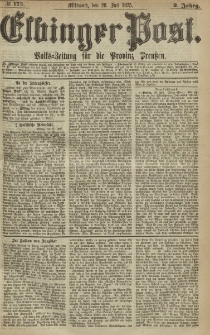 Elbinger Post, Nr. 173, Mittwoch 28 Juli 1875, 2 Jh