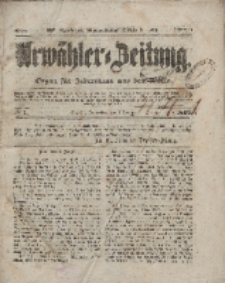 Urwähler-Zeitung : Organ für Jedermann aus dem Volke, Donnerstag, 1. Januar 1852, Nr. 1.