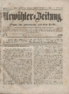 Urwähler-Zeitung : Organ für Jedermann aus dem Volke, Sonnabend, 3. Januar 1852, Nr. 2.