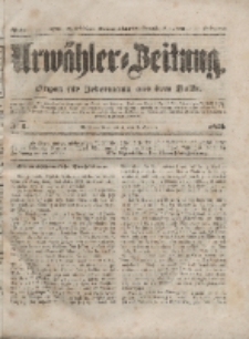 Urwähler-Zeitung : Organ für Jedermann aus dem Volke, Sonnabend, 3. Januar 1852, Nr. 2.