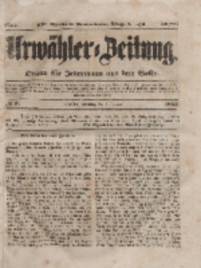 Urwähler-Zeitung : Organ für Jedermann aus dem Volke, Sonntag, 4. Januar 1852, Nr. 3.