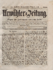 Urwähler-Zeitung : Organ für Jedermann aus dem Volke, Freitag, 9. Januar 1852, Nr. 7.