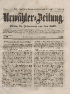 Urwähler-Zeitung : Organ für Jedermann aus dem Volke, Donnerstag, 15. Januar 1852, Nr. 12.
