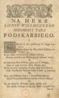Dni skarbowe albo do skarbu wiecznego króla należące. Dni świątecznemi kazaniami rozgłoszone, pod skarbowe klucze oddane...