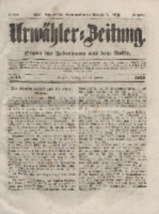 Urwähler-Zeitung : Organ für Jedermann aus dem Volke, Freitag, 16. Januar 1852, Nr. 13.