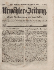 Urwähler-Zeitung : Organ für Jedermann aus dem Volke, Sonntag, 18. Januar 1852, Nr. 15.