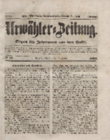 Urwähler-Zeitung : Organ für Jedermann aus dem Volke, Dienstag, 20. Januar 1852, Nr. 16.