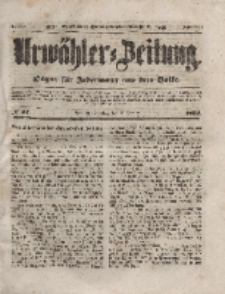 Urwähler-Zeitung : Organ für Jedermann aus dem Volke, Dienstag, 27. Januar 1852, Nr. 22.