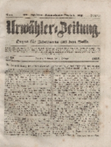 Urwähler-Zeitung : Organ für Jedermann aus dem Volke, Mittwoch, 4. Februar 1852, Nr. 29.