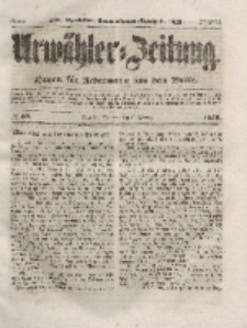 Urwähler-Zeitung : Organ für Jedermann aus dem Volke, Sonntag, 8. Februar 1852, Nr. 33.