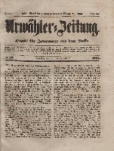 Urwähler-Zeitung : Organ für Jedermann aus dem Volke, Sonntag, 15. Februar 1852, Nr. 39.