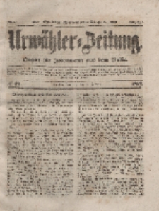 Urwähler-Zeitung : Organ für Jedermann aus dem Volke, Dienstag, 17. Februar 1852, Nr. 40.